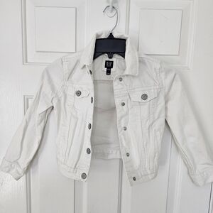 GAP Kids White Denim Jacket - Sz S
